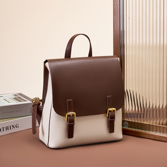 2025 new spring/autumn backpack for women, university-style Simple women's backpack, large-capacity travel backpack
