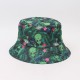 Foreign double-sided bucket hat, preppy style, small floral print, outdoor sun protection and sun protection hat, versatile casual bucket hat for women.