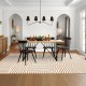 Simple striped living room carpet, home decorative, easy-care, stain-resistant, non-slip sofa blanket, bedroom bedside rug