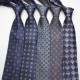 Men's 8cm business formal polyester ties, blue series men's ties, men's wedding casual ties, wholesale