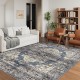 TEMU cross-border Bohemian decorative carpet for the living room, non-slip, easy-to-care bedside rug.