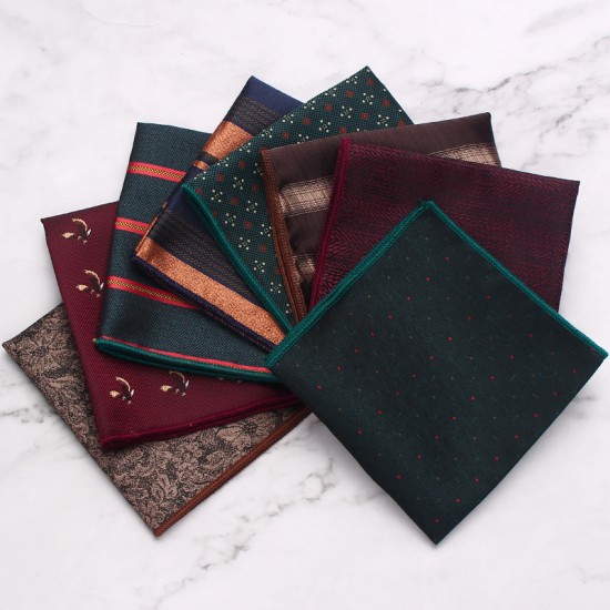 Whole-Stock Men's Formal Business Suit Pocket Squares, Striped Floral Chest Handkerchiefs, Small Party Handkerchiefs Whole-Stock Men's Formal Business Suit Pocket Squares, Striped Floral Chest Handkerchiefs, Small Party Handkerchiefs