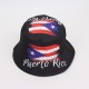 Overseas heart-printed graffiti bucket hat, sweet and clear, versatile and casual sun visor for women
