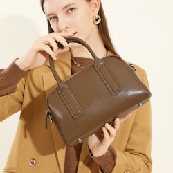 2025 Spring/Summer new genuine leather women's bags, retro crossbody bags, commuter handbags, niche, high-quality shoulder bags