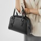 New top-grain cowhide minimalist Boston bowling ball, high-end leather women's bags, large-capacity handbags, pillow bags.
