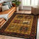 Cross-border American living room rugs, Amazon's hot-selling foldable living room rugs, American ethnic-style floor mats.