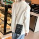 Versatile cowhide mobile phone bag, 2025 new trendy chain bag, 2023 niche design Mini summer crossbody bag for women