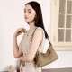 Top-Grain Cowhide Leather Women's Bag, a Trendy, Niche Underarm Shoulder Bag