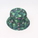 Foreign double-sided bucket hat, preppy style, small floral print, outdoor sun protection and sun protection hat, versatile casual bucket hat for women.