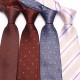 Lei'er new striped jacquard polyester tie, men's business formal tie accessory, vintage tie in stock.