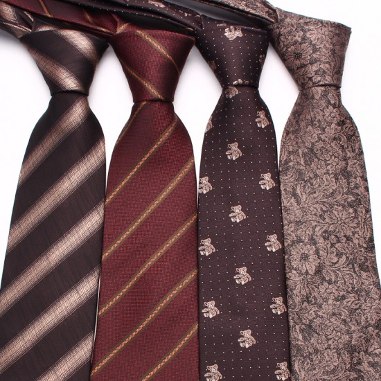 Lei'er new brown men's business stylish polyester hand-tied ties in multiple colors, available from tie manufacturers. Lei'er new brown men's business stylish polyester hand-tied ties in multiple colors, available from tie manufacturers.