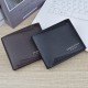 New men's wallet - short style wallet, multi-card slot men's youth fashionable simple wallet, thin style embossed horizontal style soft leather wallet