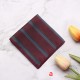 Source Manufacturer Pocket Squares for Men, Polyester Suit Chest Handkerchiefs, Multi-Colored Striped Handkerchiefs, Wholesale