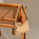 Top-Grain Cowhide Leather Women's Bag, a Trendy, Niche Underarm Shoulder Bag