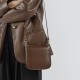Spring/Summer new genuine leather women's bag, shoulder crossbody phone bag, women's bucket bag, small shoulder bag, underarm bag