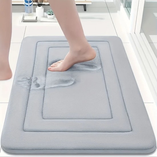 Temu Amazon spot shipping, cross-border zigzag pattern coral fleece floor mat, factory wholesale, non-slip bathroom mats Temu Amazon spot shipping, cross-border zigzag pattern coral fleece floor mat, factory wholesale, non-slip bathroom mats