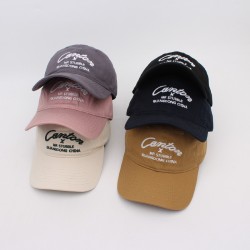 Women's Korean-style versatile baseball caps with embroidered logos, suitable for street casual sun protection Women's curved brim sun hat