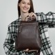 2025 new large-capacity, lightweight, niche genuine leather women's travel backpacks