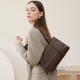 2025 New Style Top-Grain Cowhide Chain Bag for Women: Small Square Genuine Leather Bag with a Stylish Diamond Pattern, Versatile Shoulder/Shoulder Bag