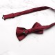 In stock, casual solid color men's bow tie, boxer multi-color wedding groomsmen bow tie manufacturer wholesale