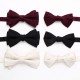 Lei'er men's groom's wedding tie, wedding dress photoshoot, Chinese-style personalized bow tie, fashionable burgundy bow tie, in stock from the manufacturer.