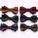 Men's groom's wedding bow ties, Chinese-style bow ties for formal photoshoots, stylish striped bow ties, available from manufacturers.