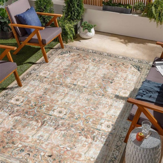 Cross-border American Persian carpet, stain-resistant, non-slip floor mat for the living room, bedside blanket for hotels and homestays, and outdoor camping mats.