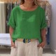 Spring and summer European and American style fashion 2025 new style cross-border women's fashion design-sense back open cardigan button upper garment T-shirt for women Spring and summer European and American style fashion 2025 new style cross-border women's fashion design-sense back open cardigan button upper garment T-shirt for women