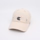 Women's baseball cap, washed, distressed baseball cap, outdoor sun hat, student couple's embroidered curved brim hat