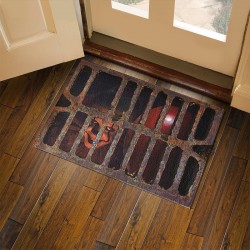 Amazon cross-border clown Halloween series printed floor mats for home entryways, stain-resistant, wear-resistant, and easy-care doormats.
