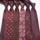 Wholesale men's 8cm business formal polyester silk ties. Men's suits and ties, casual red party ties