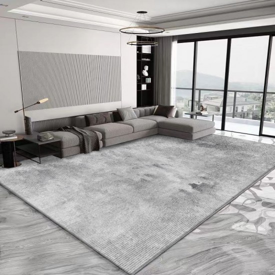 High-end, simple, stain-resistant living room carpet, large wall-to-wall blanket, home bedroom bedside rug, wear-resistant sofa blanket