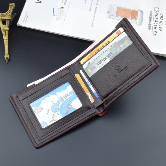New style men's wallet - long style money holder for men, multi-card slot, thin style, fashionable printed pattern leather wallet, large capacity, cross style soft leather wallet for suit.
