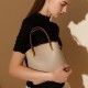 Spring/Summer 2025 niche genuine leather bucket bag for women Paired with a stylish handbag, a high-end casual crossbody cowhide bag.