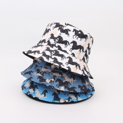 Overseas letter-printed wide-brimmed bucket hat, European and American style F sun visor bucket hat, outdoor sun visor
