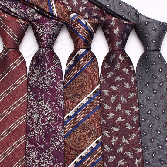 Lei'er Business Ties, Men's Polyester Jacquard Business Retro Ties, Manufacturer & Wholesale, Multiple Colors Available