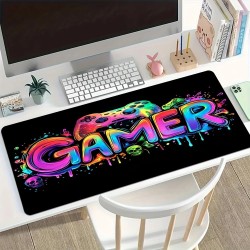 Trendy street art diatom mud mouse pads, gaming desktop absorbent and quick-drying desk mats, premium non-slip office mats.