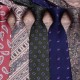 Leier men's floral ties, casual ties for banquets and performances, with cashew pattern ties, Korean-style 9cm neckties.