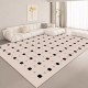 Nordic minimalist living room carpet, sofa coffee table blanket, bedroom bedside mat, high-end full-length closet carpet