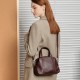 Women's bags, 2025 spring and summer new high-end niche genuine leather Boston Pillow Shoulder Bag, Crossbody Handbag