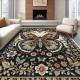 Cross-border American-style wall-to-wall living room carpet, absorbent, stain-resistant, easy-to-care sofa rug, outdoor balcony decorative rug.