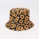 Versatile solid-color bucket hat, logo-printable, group activity sun hat, travel sun hat for women.