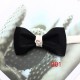 Leier men's black and white bow ties, British-style square scarves, professional wedding and banquet bow ties, pocket scarves, manufacturer