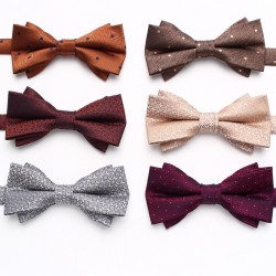 Lei'er men's wedding bow ties, groom's tuxedo shoots, personalized bow ties, fashionable paisley flower accessories, bow tie manufacturers