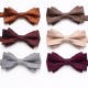 Lei'er men's wedding bow ties, groom's tuxedo shoots, personalized bow ties, fashionable paisley flower accessories, bow tie manufacturers