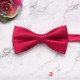 New Polished Solid Color Polyester Bow Ties for Men, Fashionable Suit Bow Ties, Groomsmen Wedding Bow Ties