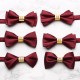 Red wedding tie with a "happiness" character, solid-color wedding bow ties for groomsmen, formal wedding bow ties, bow tie ties for suits Red wedding tie with a "happiness" character, solid-color wedding bow ties for groomsmen, formal wedding bow ties, bow tie ties for suits
