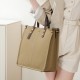 Fashionable genuine leather vertical tote bags Top-grain cowhide commuter shoulder bag, briefcase, soft leather crossbody bag for women
