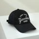 Baseball cap with letter embroidered men's and women's sun protection, large head circumference, flattering small peaked cap, spring and summer hardtop curved brim sun hat