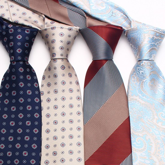 Leier, in stock, 8cm business formal polyester tie, striped series tie, men's wedding casual tie manufacturer